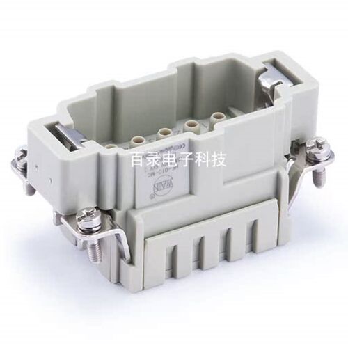 WAIN唯恩 HE-010-MC 10芯公芯10针 哈丁 WEVEL威乐矩形重载连接器