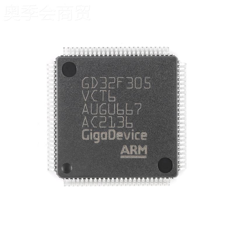 GD32F305VCT6CVU LtQFP-片100 ARM Corex-M4 3器2位微控制-MCU芯