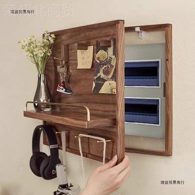 sin画风电表洞洞板壁挂装饰画餐厅弱电源遮挡箱VTG挂配电盒