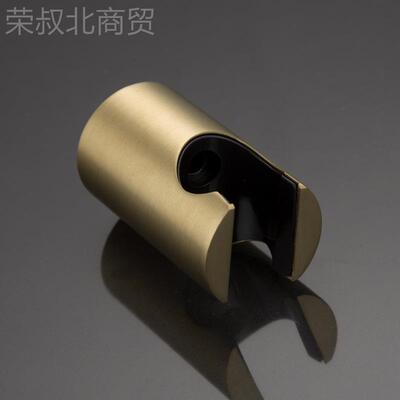 304不锈钢色花拉丝金本枪插架 卫浴洒喷QZ090121头支架喷淋浴头固