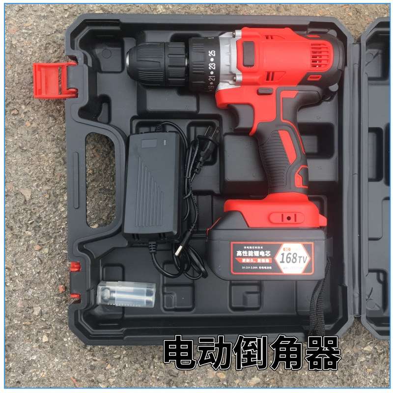 手持锂电倒角器 单边打磨钢轨内孔倒角机电动轨腰倒棱机 DDJ-3鑫