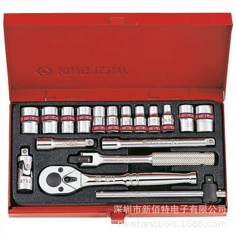 公制6角套筒扳手装梅花棘轮汽保套件3/8