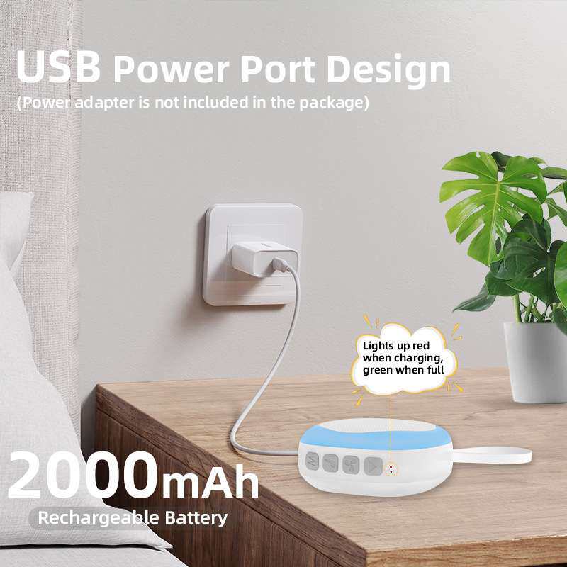 新款白噪音音箱婴儿助眠神器 降噪睡眠安抚仪便携挂绳音乐噪音机