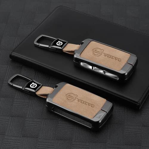 适用沃尔沃钥匙套20/21款xc60S90xc90xc40v90S60汽车金属钥匙壳包