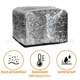 黑格棉布加厚2片烤面包机防尘罩烤箱防尘罩toaster cover 2 slice