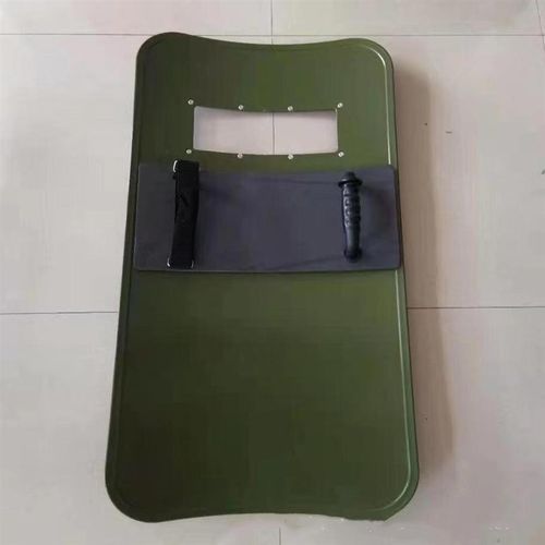 军绿防暴盾牌防护保安装备安防器材校园物业手持盾牌