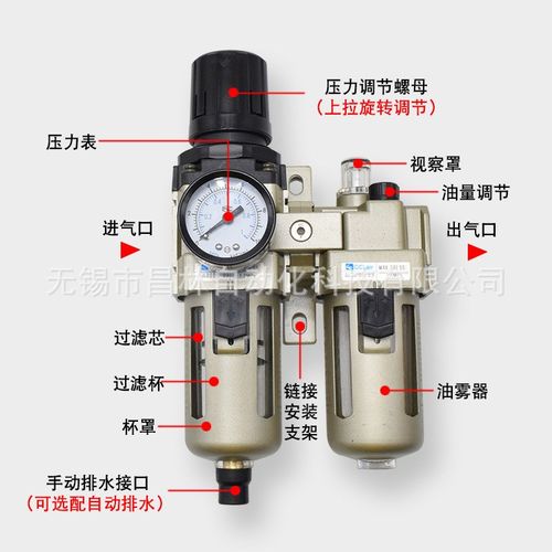 SMC型AC3010-03气源AC2010-02调压阀AC4010-04二联件AC5010-06,10