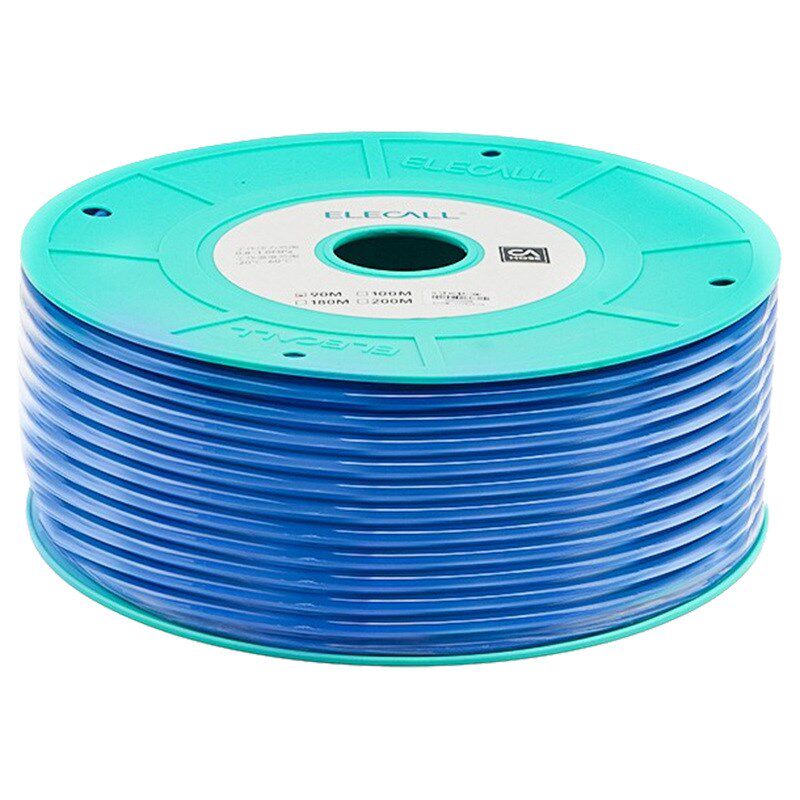 伊莱科ET14100902气管PU管空压机气动软管高压管汽管14x10mm蓝90M