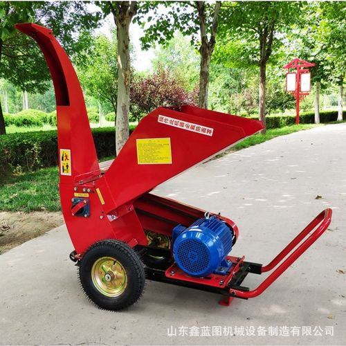 畅销果树木材粉碎机移动式树枝藤条碎木机家用养殖秸秆稻麦碎枝机