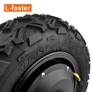 36V48V 10英寸有齿电机单侧轴电动无刷轮毂电机真空胎越野轮 350W