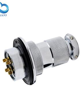 GX30 DF30航空插头插座带法兰2芯3芯4芯5芯6芯7芯8芯10芯12芯14芯