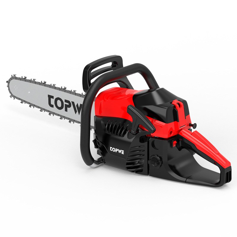 TOPWE大功率油锯家用树枝手提链条锯油锯园林汽油伐木锯