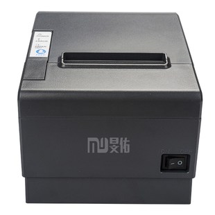 80MM热敏票据打印机餐饮超市收银网口厨房打单机自动切纸打印机