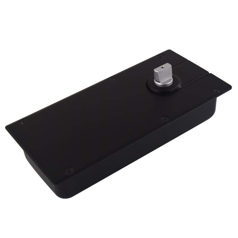 G818地弹簧黑色玻璃门地簧哑黑烤漆有框门无框门木门地簧