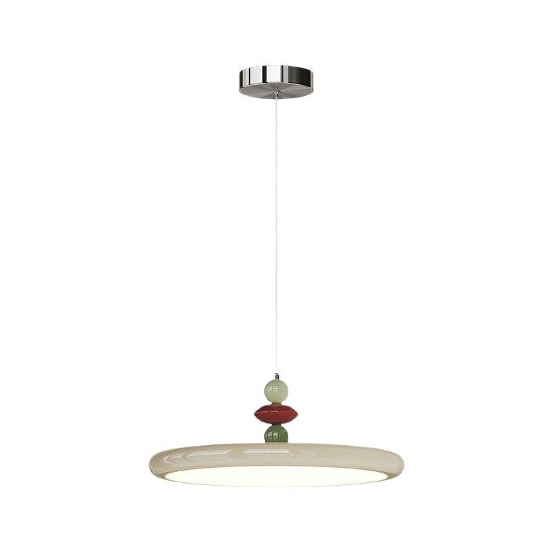 飞碟餐厅灯现代简约飞盘吊灯餐桌可移位家用高级感奶油风魔豆灯具,家装灯饰光源,客厅吊灯,淘宝优惠券,粉丝福利购,淘宝优惠卷