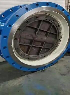 D343TC-16C DN450陶瓷法兰蝶阀,陶瓷蝶阀,法兰蝶阀