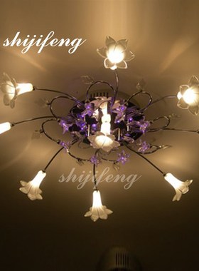 ceiling lamp欧式低压花灯水晶灯工程艺术吸顶灯具卧房灯 水晶灯