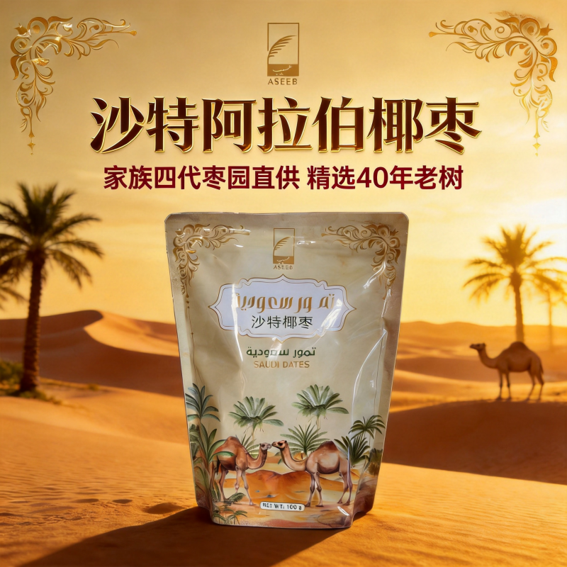 沙特阿拉伯进口椰枣袋装混装