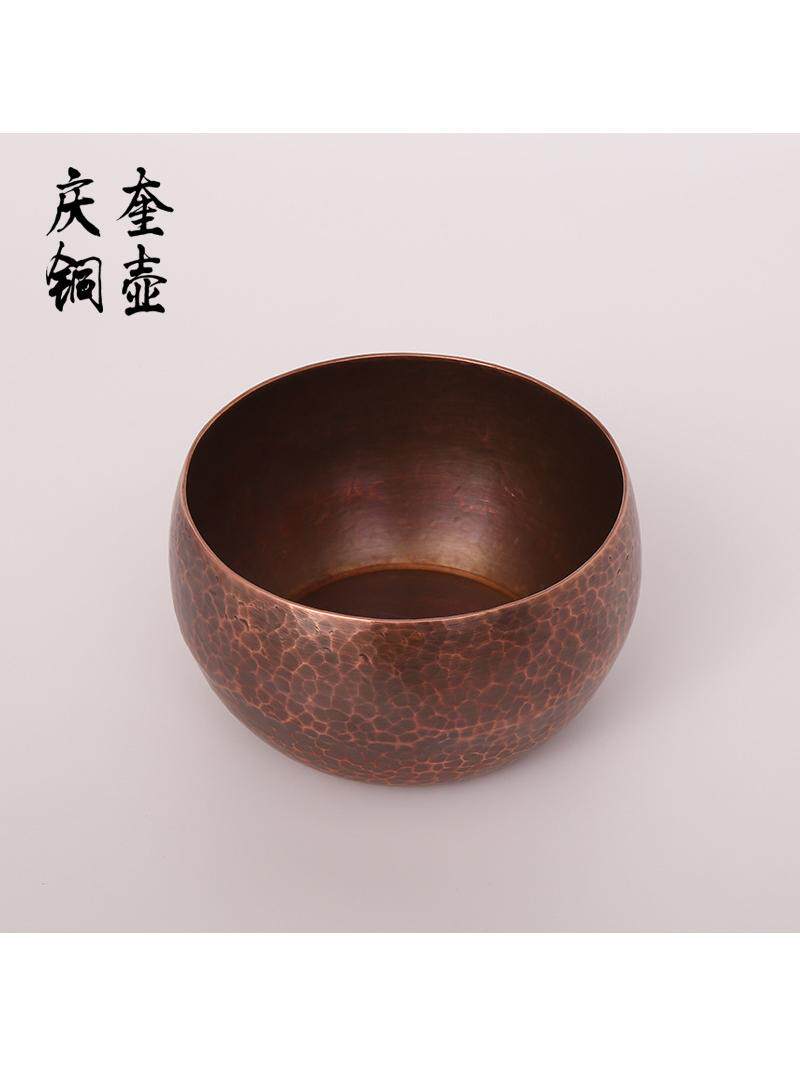 茶洗加工定 制紫铜茶洗大号水洗茶碗笔洗铜紫铜壶承茶具茶道/零配