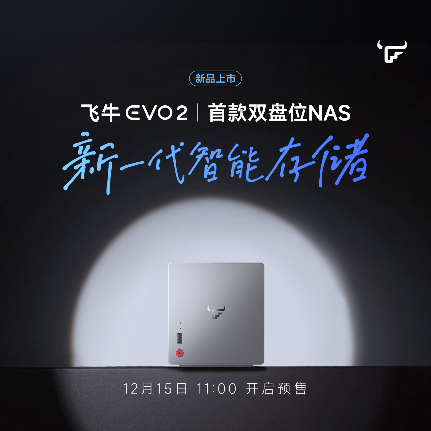 飞牛nas智能存储EVO2双盘位