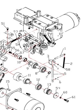 永创MH_301A机台用3槽轮传动带116J3PU多沟带290MM适配