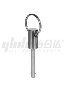 球头锁紧销快卸销不锈钢实心型安全拉环拨销ZAA01-d12-d16 弹簧销