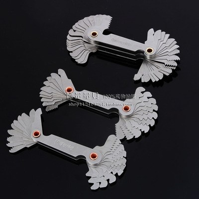 螺纹样板 罗纹样板 螺纹牙套 螺纹规 牙规  screw pitch gage
