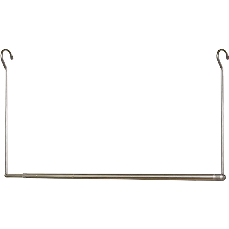 室内阳台家用晒被子神器防盗网晾衣架伸缩折叠免打孔不锈钢晾晒杆