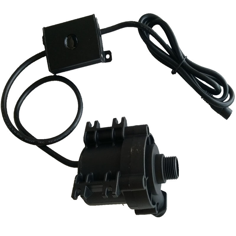 12V24V高温热水汽车地暖管道循环水冷增压直流无刷缺水保护潜水泵