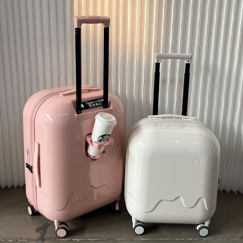 旅行行李箱新款多功能女高s颜值拉杆箱20寸登机箱子小型轻便24寸