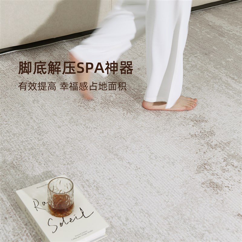 地毯客厅2025新款现代简约免打理卧室床边毯房间沙发地垫冬天加厚