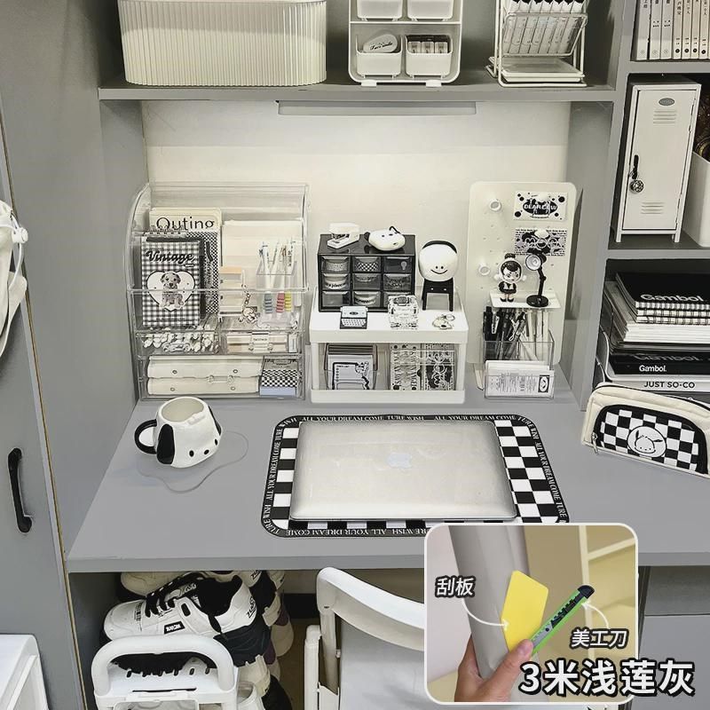 大学生好改造宿舍物寝室书桌衣柜贴纸壁纸墙纸自粘防水防潮新款