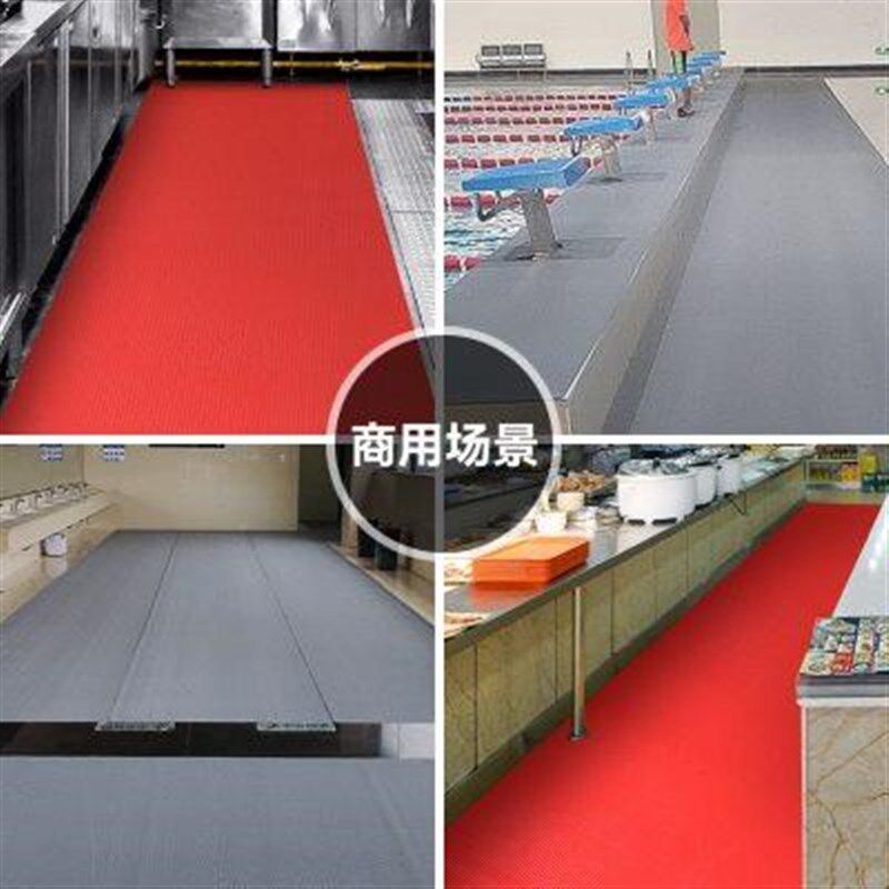 塑料pvc防滑地垫镂空隔水垫厕所浴室厨房防滑垫室外商用地毯门垫