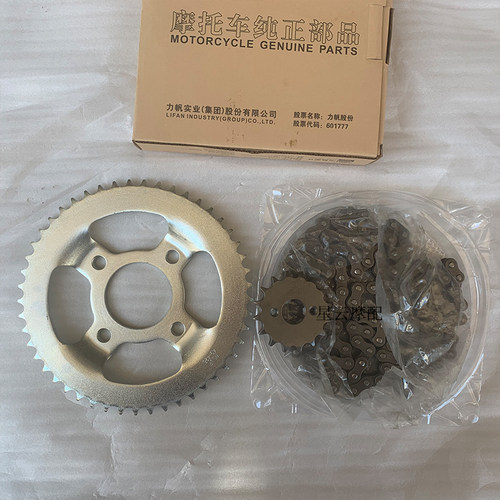 力帆KPT/KPS200/LF200-10R/L/10D套链组合链条链盘大飞小飞链轮