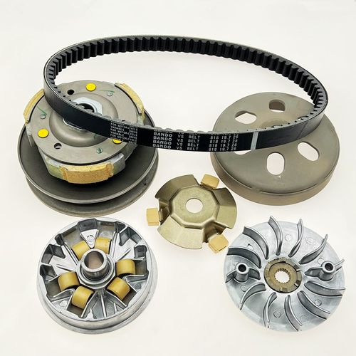 适用龙嘉维多利亚150sixties风冷前后离合器驱动盘传动皮带轮总成