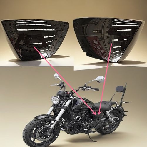 喜力400复古太子机车中护板外壳中侧板挡风板防护板坐垫侧盖配件