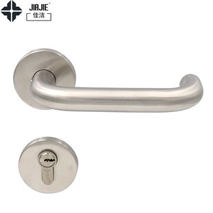 雅佳洁7255不锈钢分体门锁 分体锁执手锁具 室内卧室房门锁木门锁