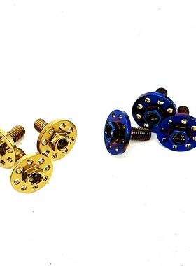 适用DIO50ZX50 JOG50/90 EVO面板螺丝 大头螺丝不锈钢彩钛 6-16MM