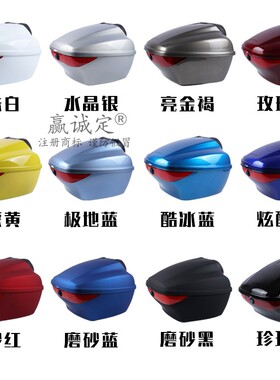 适用轻骑铃木小海豚QS110T-3改装后备箱尾箱头盔箱加大防水工具箱