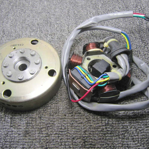 比亚乔劲霸80淑女80速飞乐80原装进口磁电机线圈 转子