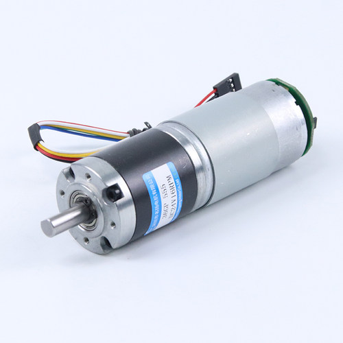 带编码器直流减速电机12v24v行星齿轮36GP-555微型小型电动机马达