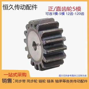 正齿轮5模 直齿轮 5M31 两平面