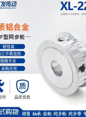 同步轮XL22齿/T 两面平 槽宽11/16 AF型 同步皮带轮 精工成品内孔