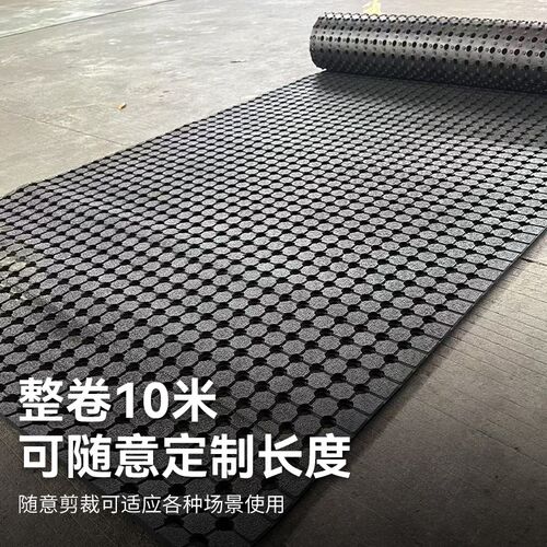 厨房防滑防油商用地垫隔水橡胶防滑垫饭店酒店吧台食堂隔水脚垫
