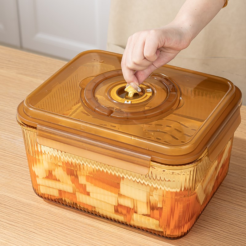 泡菜玻璃腌菜罐酸菜缸大号食品密封泡菜罐子密封咸菜家用带盖