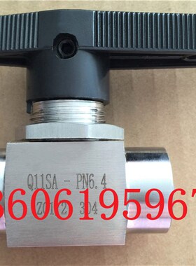 不锈钢304仿美式面板球阀Q11SA G1/4G3/8高压内螺纹迷你球阀