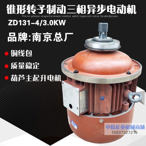南京总厂电动葫芦主起升电机  ZD314/30KW锥形  三相异步电动机