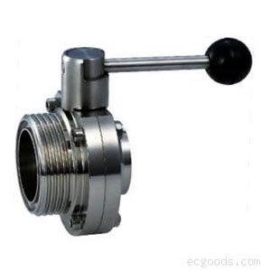 304不锈钢管道系统专用阀门DN15至DN300螺纹丝扣和法兰蝶阀连接