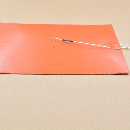link cnc 3d打印机热床硅胶加热垫加热板发热片200mmx300mm孔5mm