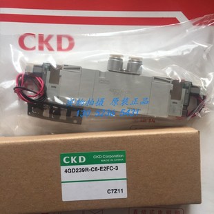 DC24 E2N E2FC 喜开理CKD电磁阀4GD239 4GD239